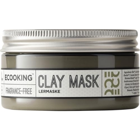 Ecooking Tonmaske 100ml – Tiefenreinigende & Feuchtigkeitsspendende Behandlung mit Bio-Sonnenblumenöl, natürlichem Vitamin E & Bio-Gurkenextrakt – Ideal für alle Hauttypen