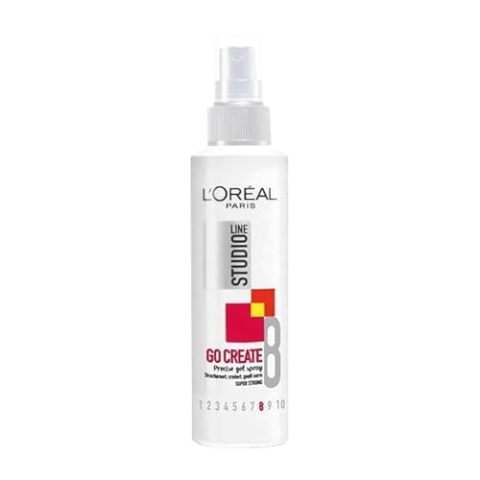 LOréal Paris 6er Pack - LOréal Studio Line Precise Gel Spray – Go Create Nr. 8 – 150 ml