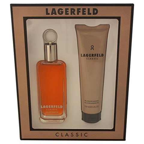 Karl Lagerfeld Classic Geschenkset für Ihn (EdT 100ml + Duschgel/Shower Gel 150ml)