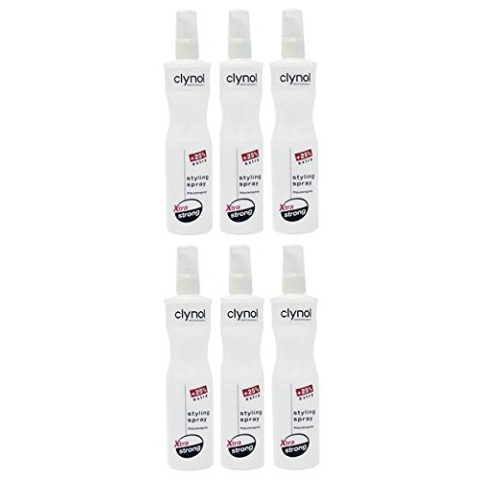 6 Stück Clynol Styling Spray Xtra Strong Frisurenspray 250 ml - Sondergrösse