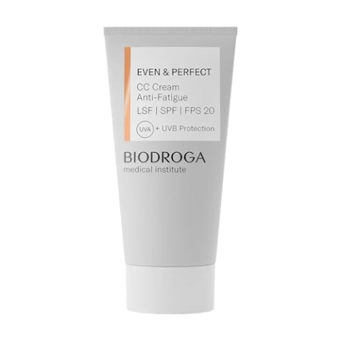 BIODROGA Medical Institute - Even & Perfect CC Cream Anti-Fatigue LSF 20 30ml – Gesichtspflege, Anti-Müdigkeit, Teint-Optimierung, Hyaluronsäure, Vitaminkomplex, Parabenfrei, Silikonfrei, Mineralölfre