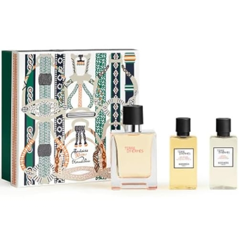 HERMES Terre D'Hermes Set (EDT 50ml + Shower Gel 40ml + After Shave Lotion 40ml)