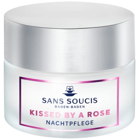 Sans Soucis Anti Aging Nachtcreme 50 ml – Gesichtspflege für die Nacht Hautpflege Creme gegen Falten Kissed by a Rose