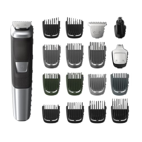 Philips Norelco MG5750/49 Mehrfachpflege, All-in-One-Schneidegerät, Serie 5000 mit 18 Teilen, kein Klingenöl nötig