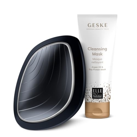 GESKE | SmartAppGuided™ Sonic Warm & Cool Mask | 9 in 1 + GESKE Cleansing Mask | Set mit passender Kosmetik-Zugabe | Beauty-Bundle
