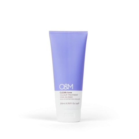 O&M CLEAN.tone Cool Blonde (200ml) – Farbauffrischende Haarkur für blondiertes Haar – Pflegt & tönt Blond bis sehr hellblond – Ohne Sulfate & Silikone – PETA-zertifiziert, vegan, Made in Australia