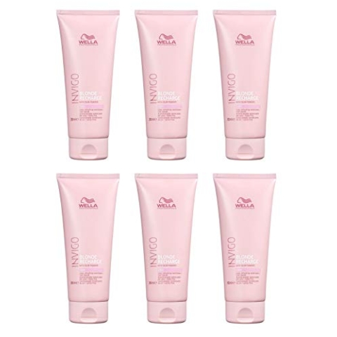 6 er Pack Invigo Blonde Recharge Cool Blonde Color Refreshing Conditioner 200 ml