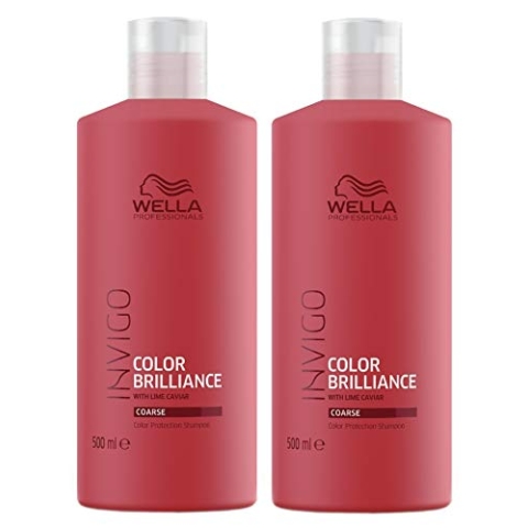 2er Color Brilliance Shampoo Invigo Wella Professionals für kräftiges Haar 500 ml