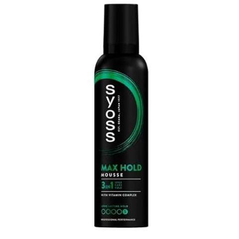 6er Pack - Syoss Haarschaum 3in1 mit Vitaminkomplex - Max Hold - 250ml