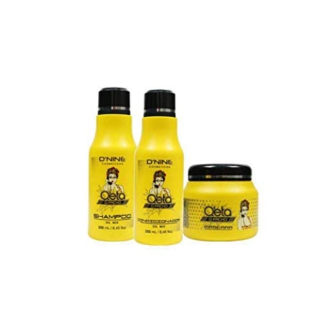 Zap Kit 4 Nourish Home Care Shampoo + Conditioner + Mascara + Leave in 3 x 300 ml + 250 ml