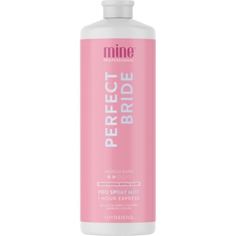 Minetan Profi-Sprühbräune Von - Perfect Bride Sprühbräune Für Hochzeiten Und Bräute - 1-Stündige Expressbräuner, 1l