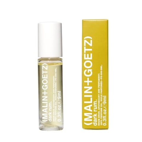 Malin + Goetz Dark Rum Perfume Oil for Unisex 0.3 oz Perfumed Oil Rollerball (Mini)