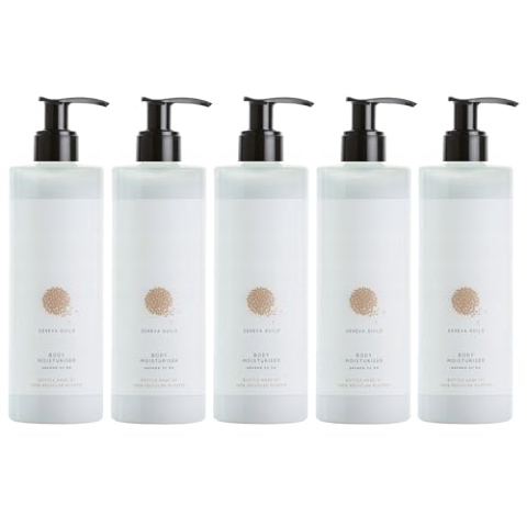 Geneva Guild Body Lotion - Körperlotion mit Pumpe (5x380ml)