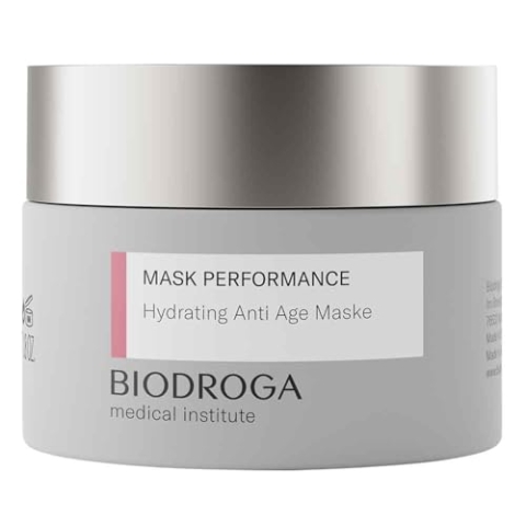 Biodroga Hydrating Anti Age Mask 50 ml – Maske mit Hyaluron Gesichtsmaske für eine straffe Haut