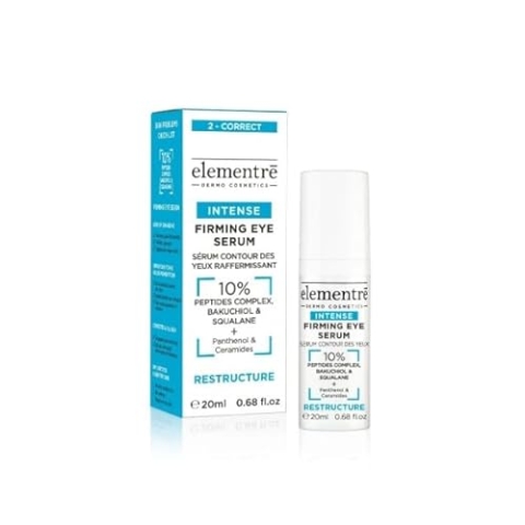 ELEMENTRE FIRMING EYE SERUM 10% PEPTIDES, BAKUCHIOL, SQUALANE 20ML