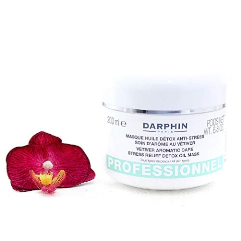 DARPHIN Paris Vetiver Aromatic Care Stress Relief Detox Oil Mask Proffesionel, 1 Stück