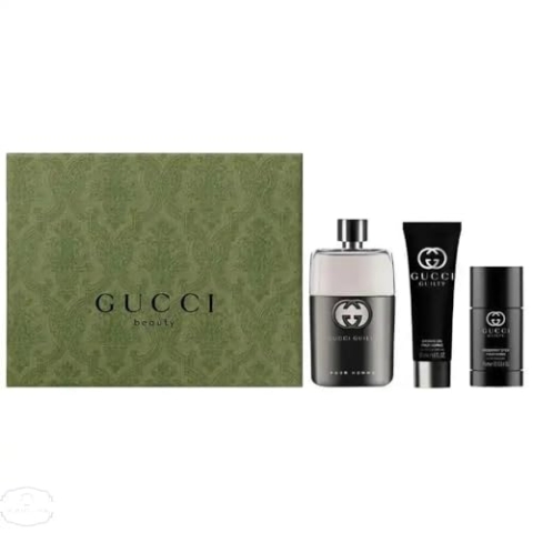 GUCCI GUILTY EDP Set 90 ml + Deo-Stick 75 ml + Gel 50 ml @
