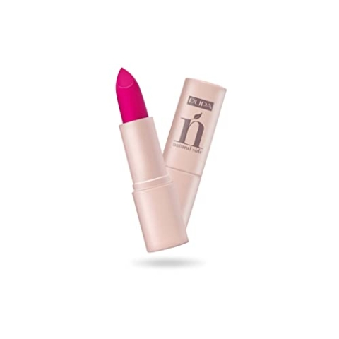 Pupa Milano Natural Side Lippenstift – 008 Shocking Fuchsia für Frauen 4,0 g Lippenstift
