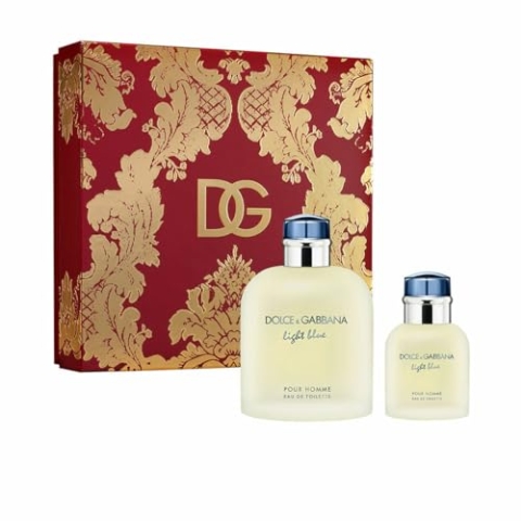 Dolce & Gabbana Herrenparfüm-Set, Hellblau, 2 Stück