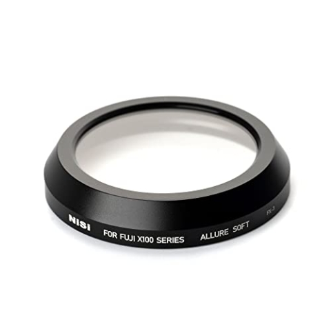 NiSi Filter für Fuji XA70 X100V X100T X100F X100S X100-49mm Allure Soft Filter Schwarz
