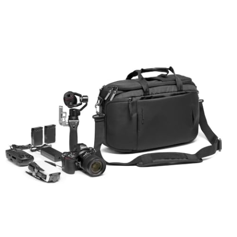 Manfrotto Advanced Hybrid III Professioneller Kamerarucksack, für Spiegellose Kameras mit Objektiven und Laptop, Umwandelbar in eine Umhängetasche, mit Stativhalterung und Abnehmbarer Kameraeinheit