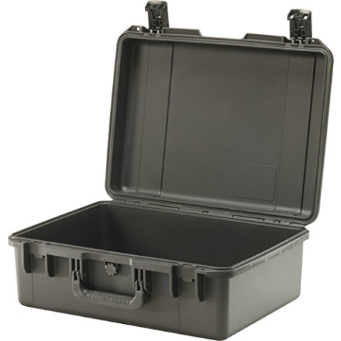 PELI Storm IM2600 Professioneller Fotokoffer mit Zwei Verschlussmöglichkeiten, Wasser- und Staubdicht, 35L Volumen, Ohne Schaum, Schwarz