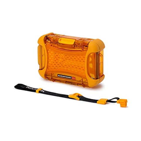 Nanuk 320-0003 Nano Series Hartschalenkoffer für Handys, Kameras und Elektronik, wasserdicht, mittelgroß, Orange