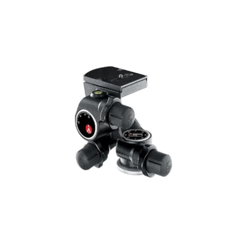 Manfrotto Junior Getriebeneiger mit Drehknöpfen, für Kamerastative, hoch präziser Kopf, Fotoausrüstung, Kamera, für Profi-Fotografen