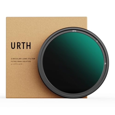 Urth 77 mm Variabler Graufilter ND2-400 (1-8.6 Stop) ND Filter