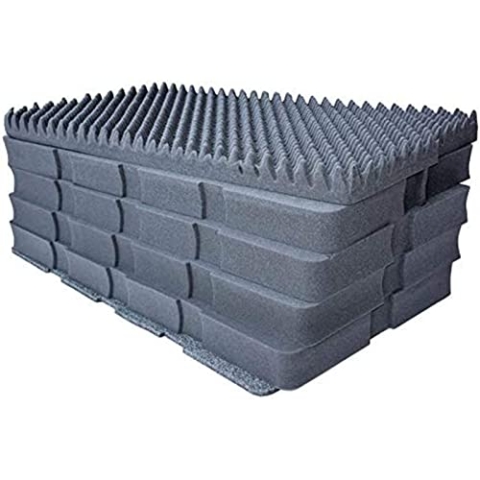 Peli 0551 Ersatzschaumstoffset, Original Protector Case Zubehör, Kompatibel 0550, Farbe: Schwarz