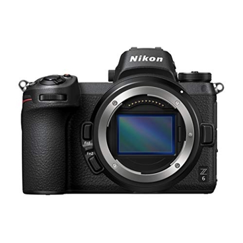Nikon Z 6 Spiegellose Vollformat-Kamera mit Nikon FTZ-Adapter (24,5 MP, 12 Bilder pro Sek., 5 Achsen-Bildstabilisator, OLED-Sucher mit 3,69 Millionen Bildpunkten, AF mit 273 Messfeldern, 4K UHD Video)