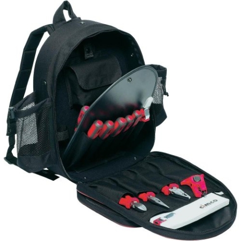Cimco Werkzeugrucksack ohne Inhalt 170430 Abmessungen: (LxBxH) 120 x 300 x 400 mm Kunststoff