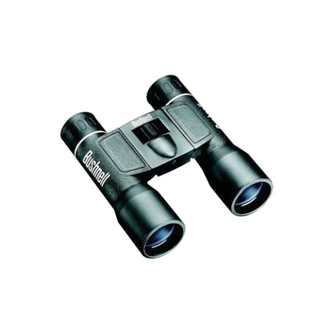 BUSHNELL - Fernglas für Erwachsene – Powerview – 10 x 32 cm – Schwarz – Dachprisma – komplett mehrschichtig behandelt – ideal für Wandern – 131032