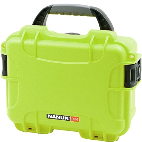 NANUK 904 Wasserdichter Hartschalenkoffer Mit Plüschschaumeinlage - Limette