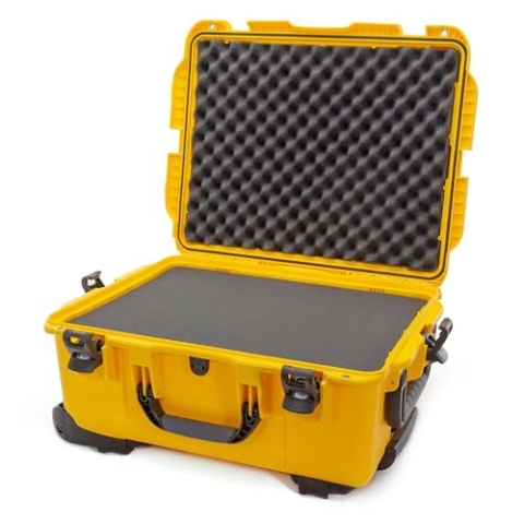 NANUK 955 Wasserdichter Hartschalenkoffer Mit Plüschschaumeinlage - Gelb