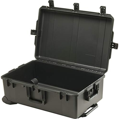 PELI Storm IM2950 Widerstandsfähiger Wasserdichter Transportkoffer, Wasser- und Staubdicht, 90L Volumen, Ohne Schaum, Schwarz