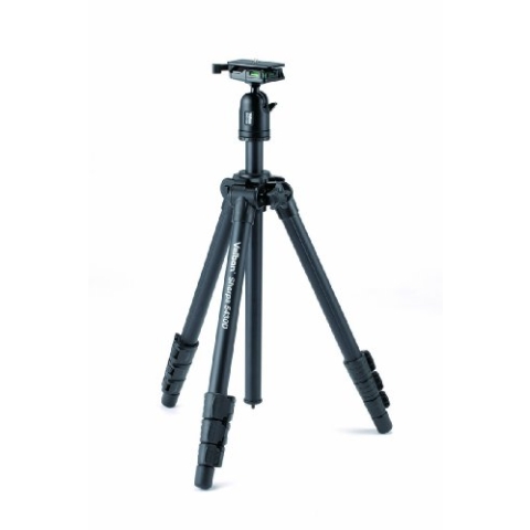Velbon Sherpa 5430 D Aluminium Dreibein-Stativ mit QHD-53D Kopf (Höhe 157 cm, Belastbarkeit 3 kg)