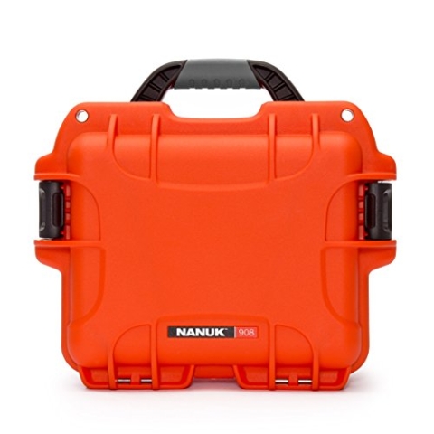 NANUK 908 Wasserdichter Hartschalenkoffer leer - Orange