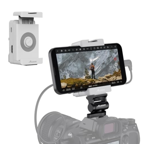 Accsoon SeeMo HDMI auf USB C Video Capture Adapter für Telephone und iPad, unterstützt 1080P 60FPS Video & Echtzeit-Überwachung/Streaming/Aufnahme, iOS 12.0 oder höher Telephone/ipad anpassbar