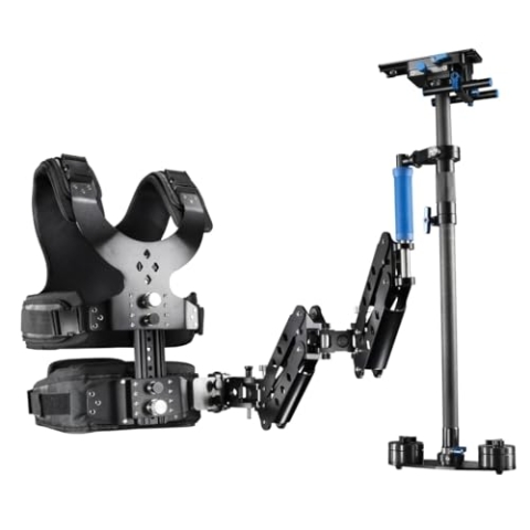 Walimex Pro StabyFlow Director System Set II (Weste für Schwebestativ inkl. Doppelter Federarm) Stabilisierungshilfe