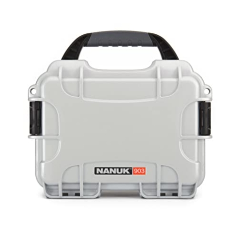 NANUK 903 Wasserdichter Hartschalenkoffer leer - Silber