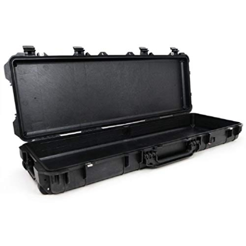 PELI 1720 Stabiler Langer Transportkoffer, IP67 Wasser- und Staubdicht, 49L Volumen, Ohne Schaum, Schwarz