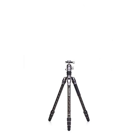 Benro Carbon Fibre Zero Series Tripod/Monopod with VX20 Ballhead, 5 Leg Sections, Twist Leg Locks, Padded Carrying Case (FRHN14CVX20) Max Height 139.5 cm