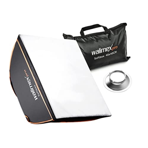 Walimex Pro Softbox Orange Line 40x40 cm für Multiblitz P