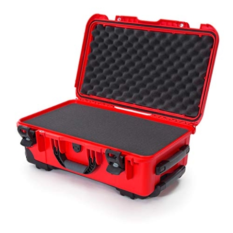 NANUK 935 Wasserdichter Hartschalenkoffer Mit Rädern und Anpassbarer Schaum - Rot