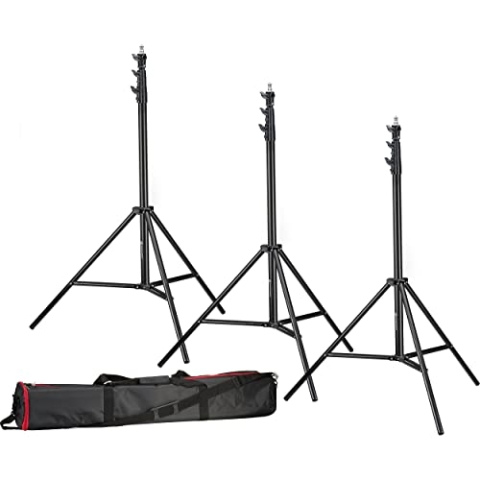 BRESSER 3X BR-TP280 PRO-1 Stativ (280 cm) + Tasche