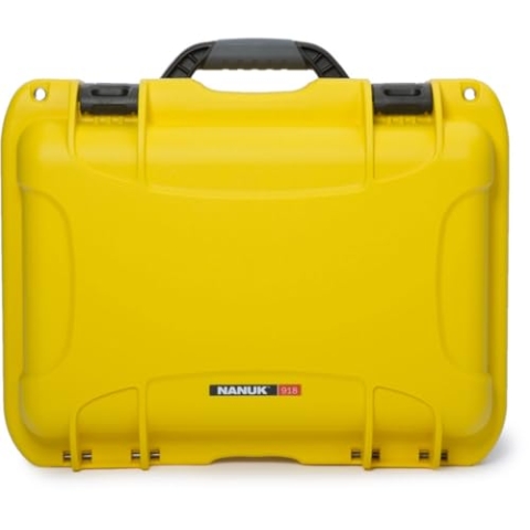 Nanuk 918 Wasserdichter Hartschalenkoffer Mit Plüschschaumeinlage - Gelb