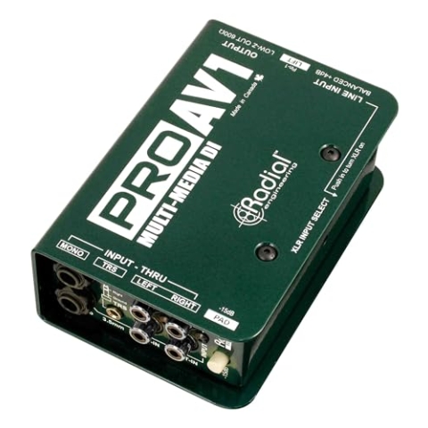 Radial Pro-AV1 Multi-Media-Passive DI-Box