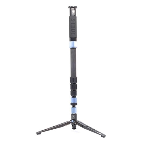 SIRUI P-424S Einbeinstativ mit Standspinne (20° neigbar, 360° drehbar) 10x Carbon