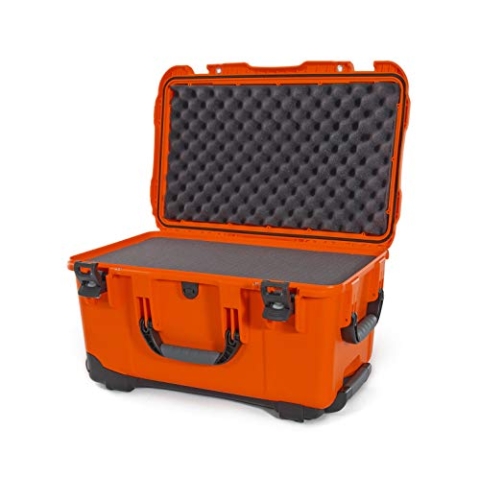NANUK 938 Wasserdichter Hartschalenkoffer Mit Plüschschaumeinlage - Orange